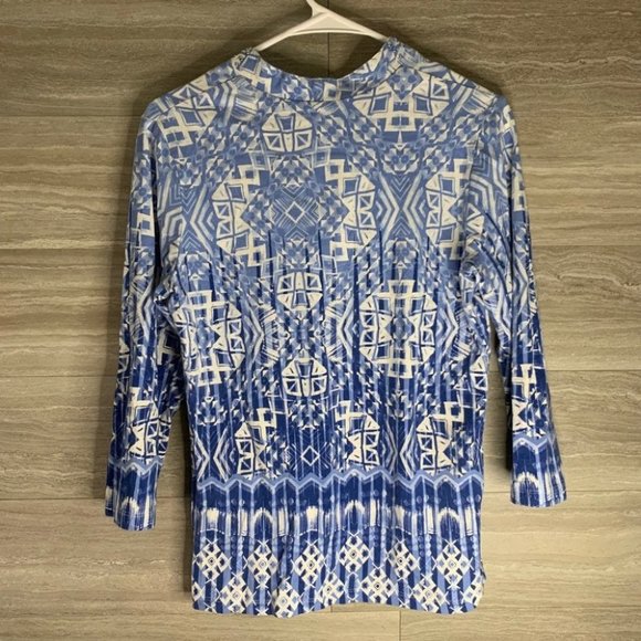 Women’s Ruby Rd. Geometric Blouse - Picture 7 of 7